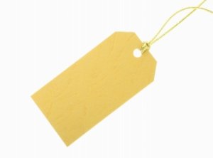 yellow tag